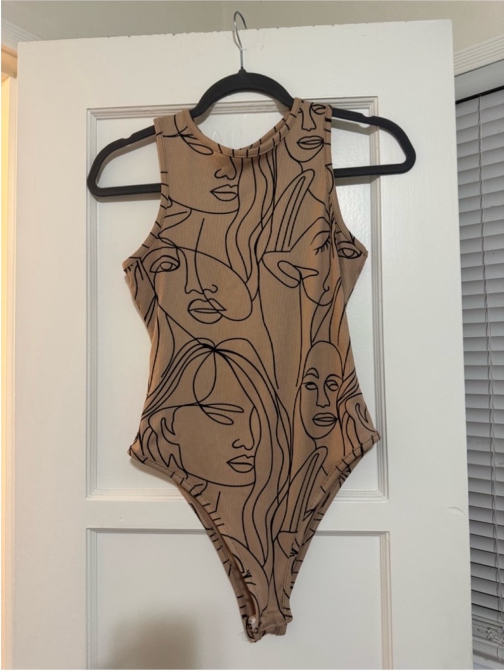 Women’s Brown Printed One-Piece Swimsuit